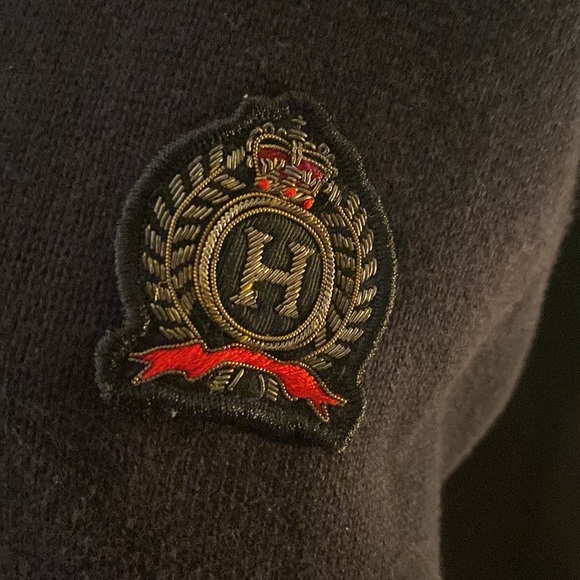 Tommy Hilfiger button down sweater. Size Medium Blue. - Picture 2 of 5